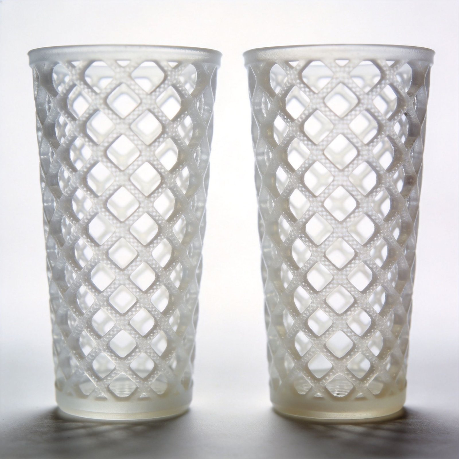 3D Printed Mesh Cups