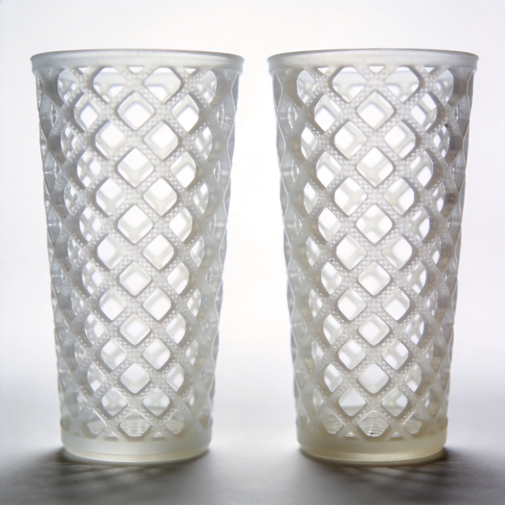 3D Printed Mesh Cups