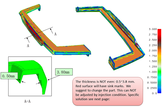 Thickness Analysis DFM Report