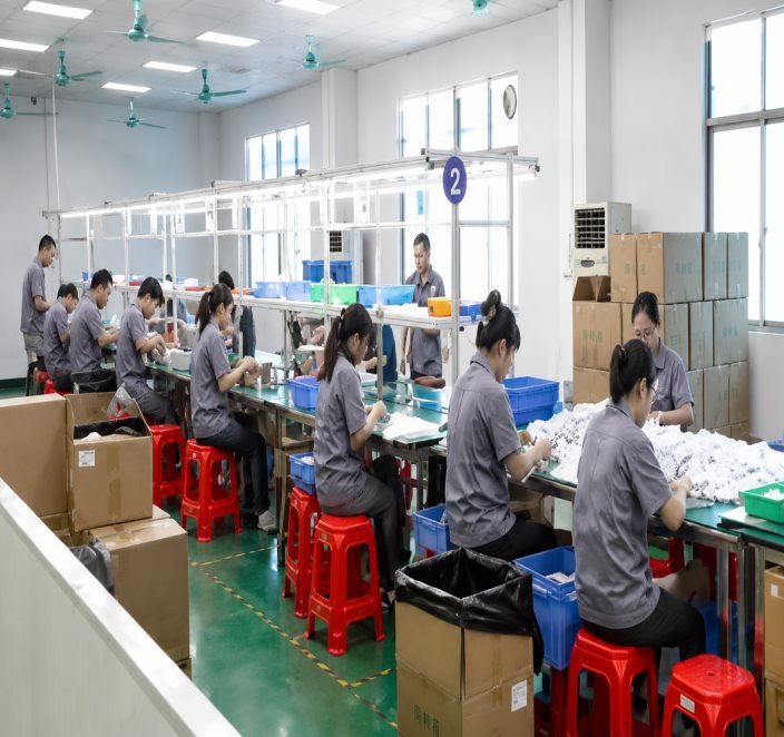 Quality inspection and packaging workshop